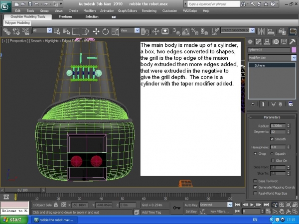 Creation of Robbie the Robot: Step 4